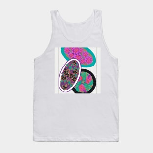 4 Motifs en couleur Tank Top